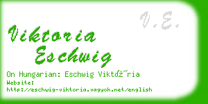 viktoria eschwig business card